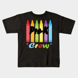 Pre K Crew Teacher Kids T-Shirt